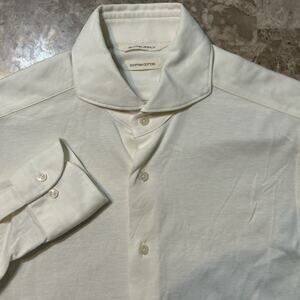 Suitsupply Shirt Mens 37 38 14.5 15 Egyptian Cotton Extra Slim Fit Tessilmaglia